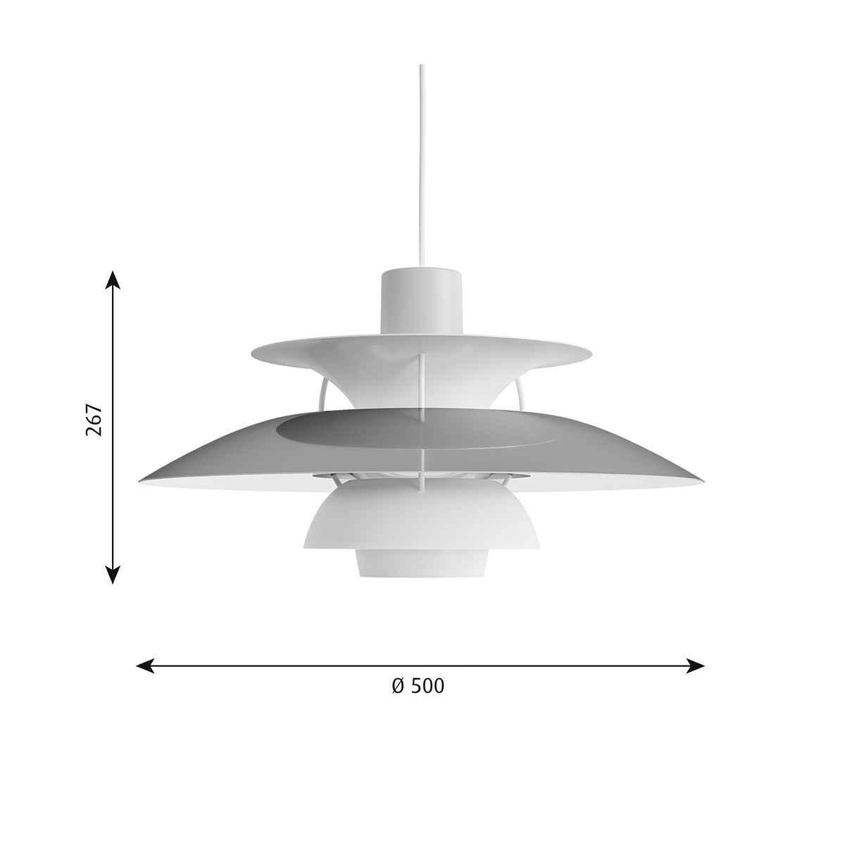 Louis Poulsen PH 5 Suspension Lamp in Copper, Brass 保羅漢寧森系列 四層次吊燈 - 紅銅, 黃銅特殊款 50 cm