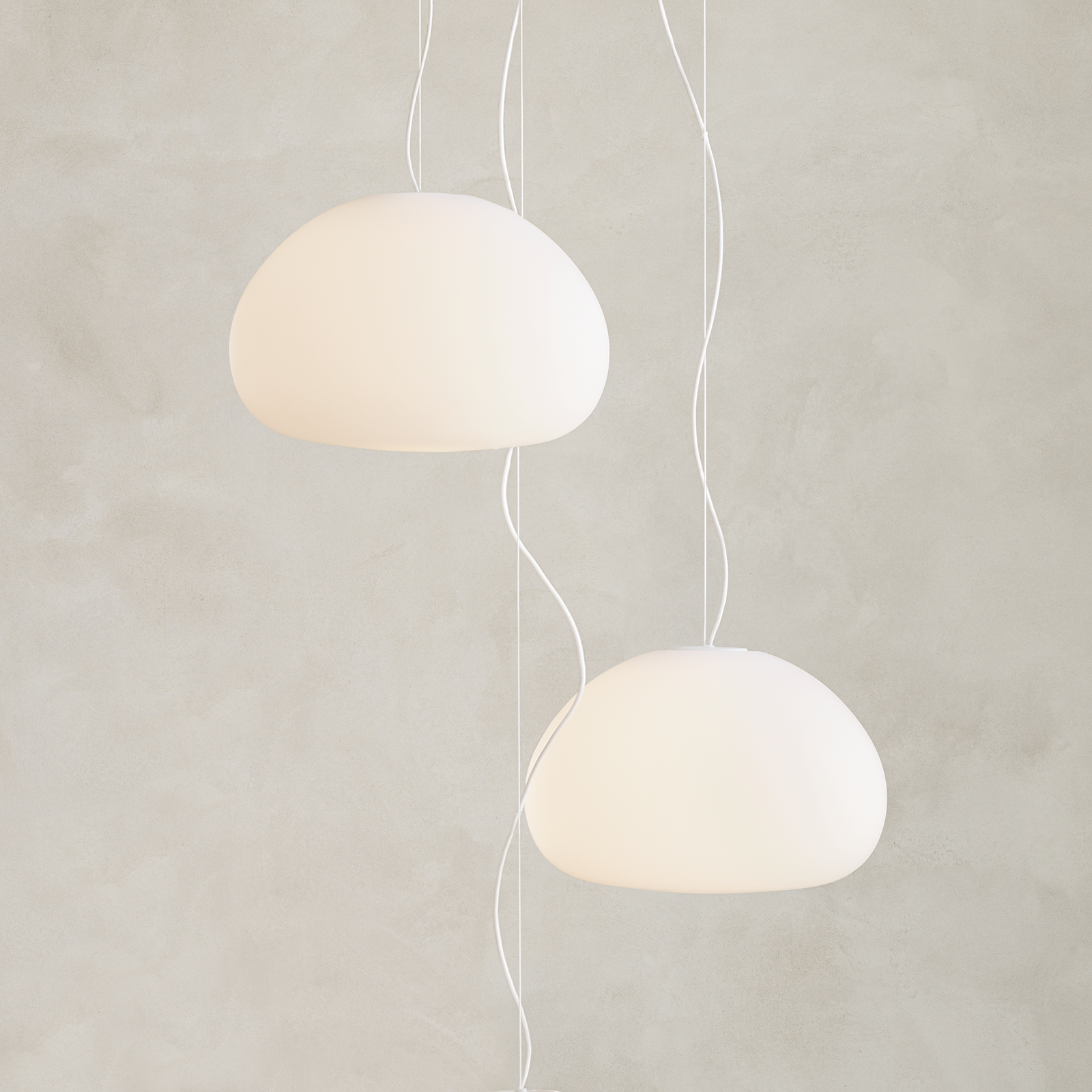 Muuto Fluid Suspension Lamp 漂浮系列 霧白玻璃吊燈