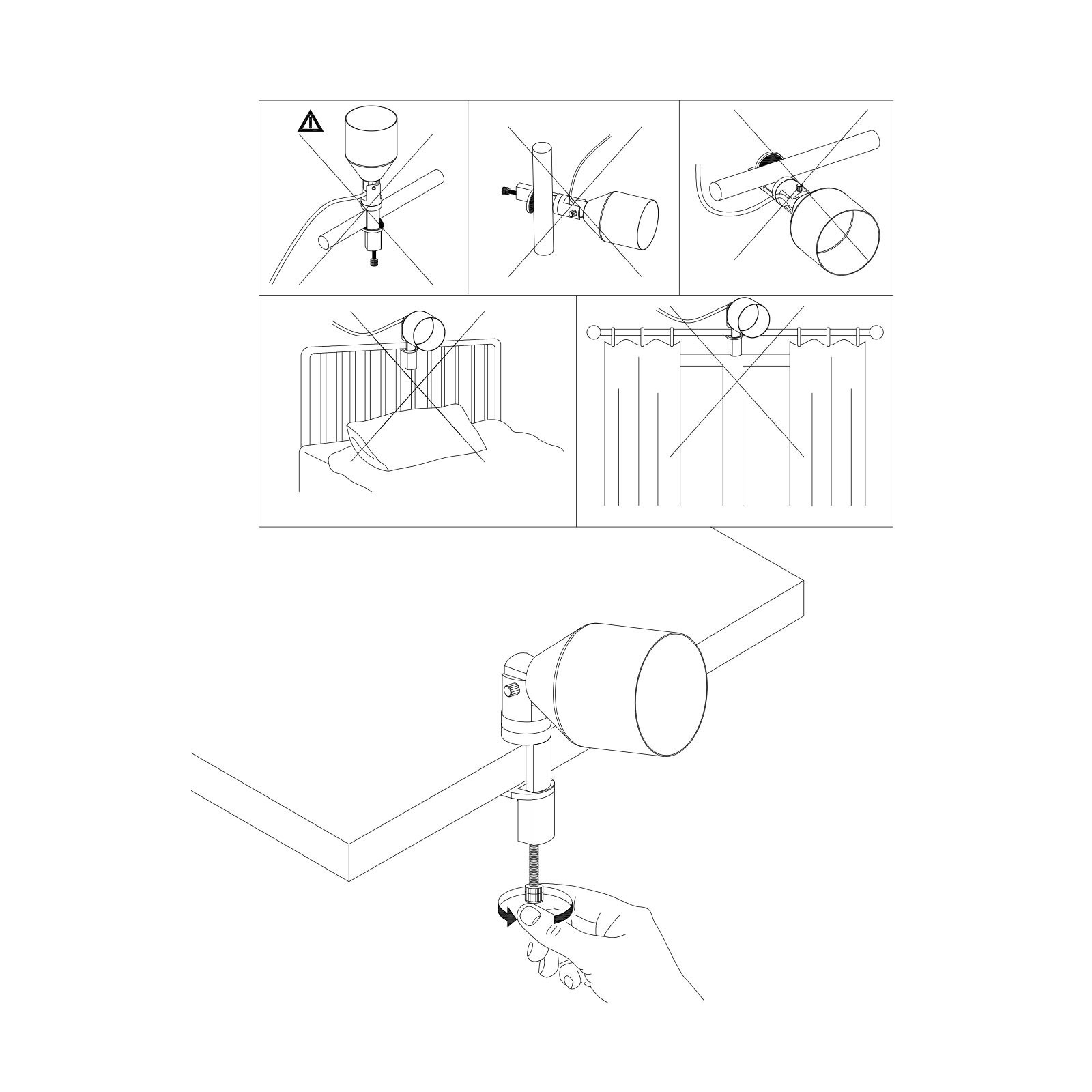 Normann Copenhagen Klip Lamp 克里普系列 金屬夾燈