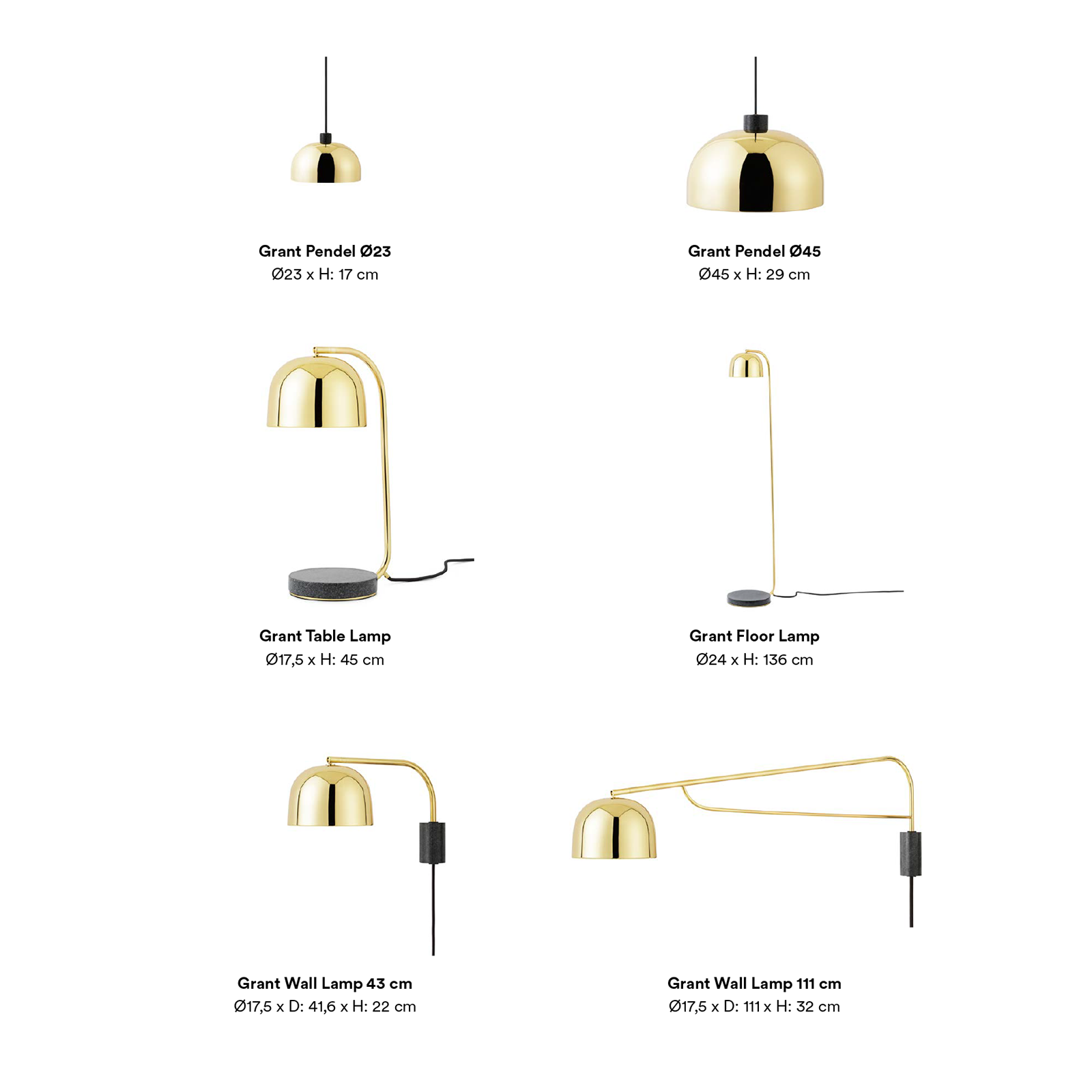 Normann Copenhagen Grant Floor Lamp 授予系列 金屬立燈