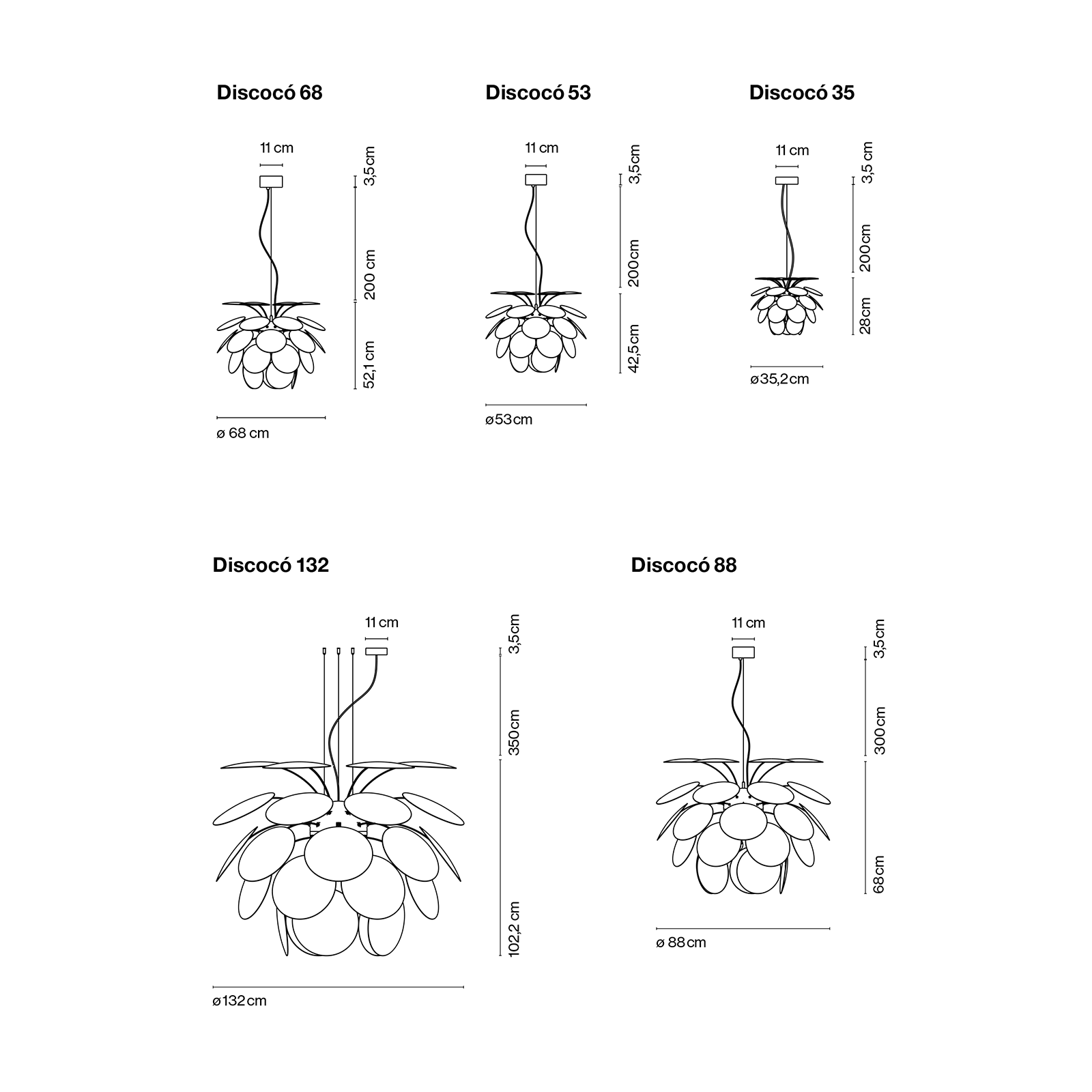 Marset Discoco Suspension Lamp 圓葉系列 吊燈