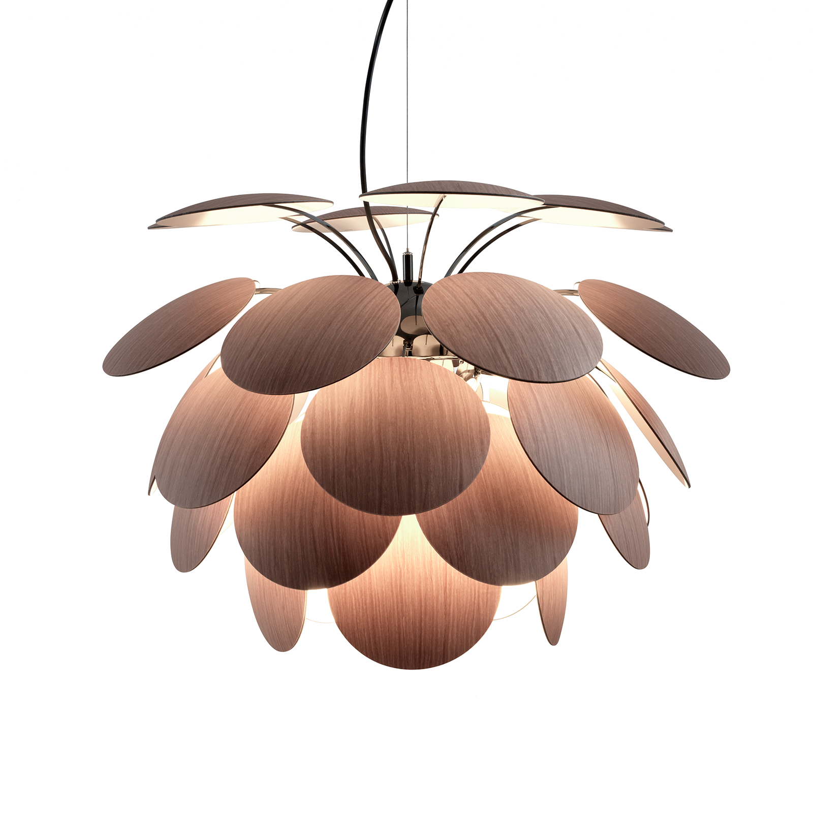 Marset Discoco 68 Suspension Lamp Oak 圓葉系列 吊燈 - 橡木款