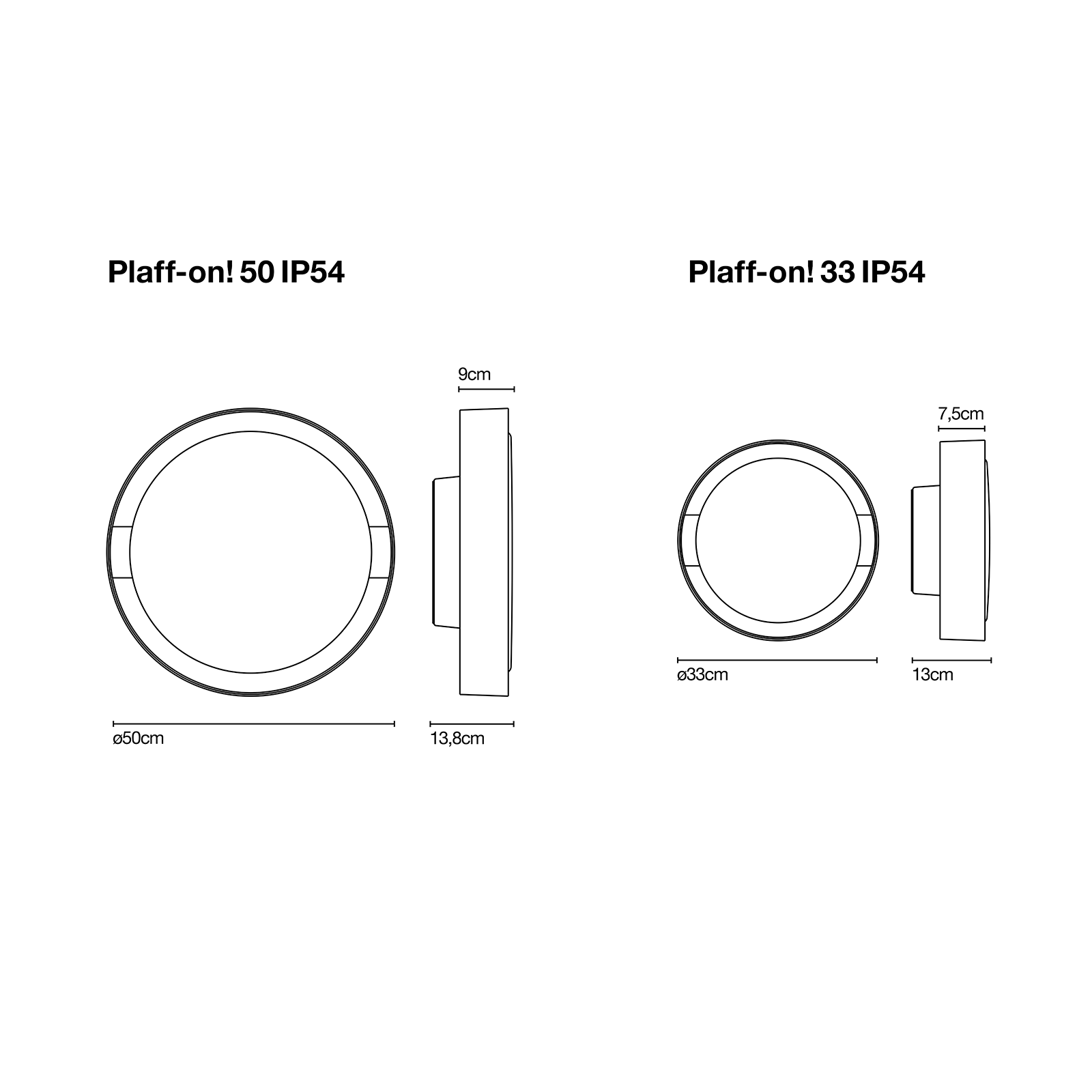 Marset Plaff-On! Wall / Ceiling Lamp IP54 普拉夫系列 壁 / 頂燈