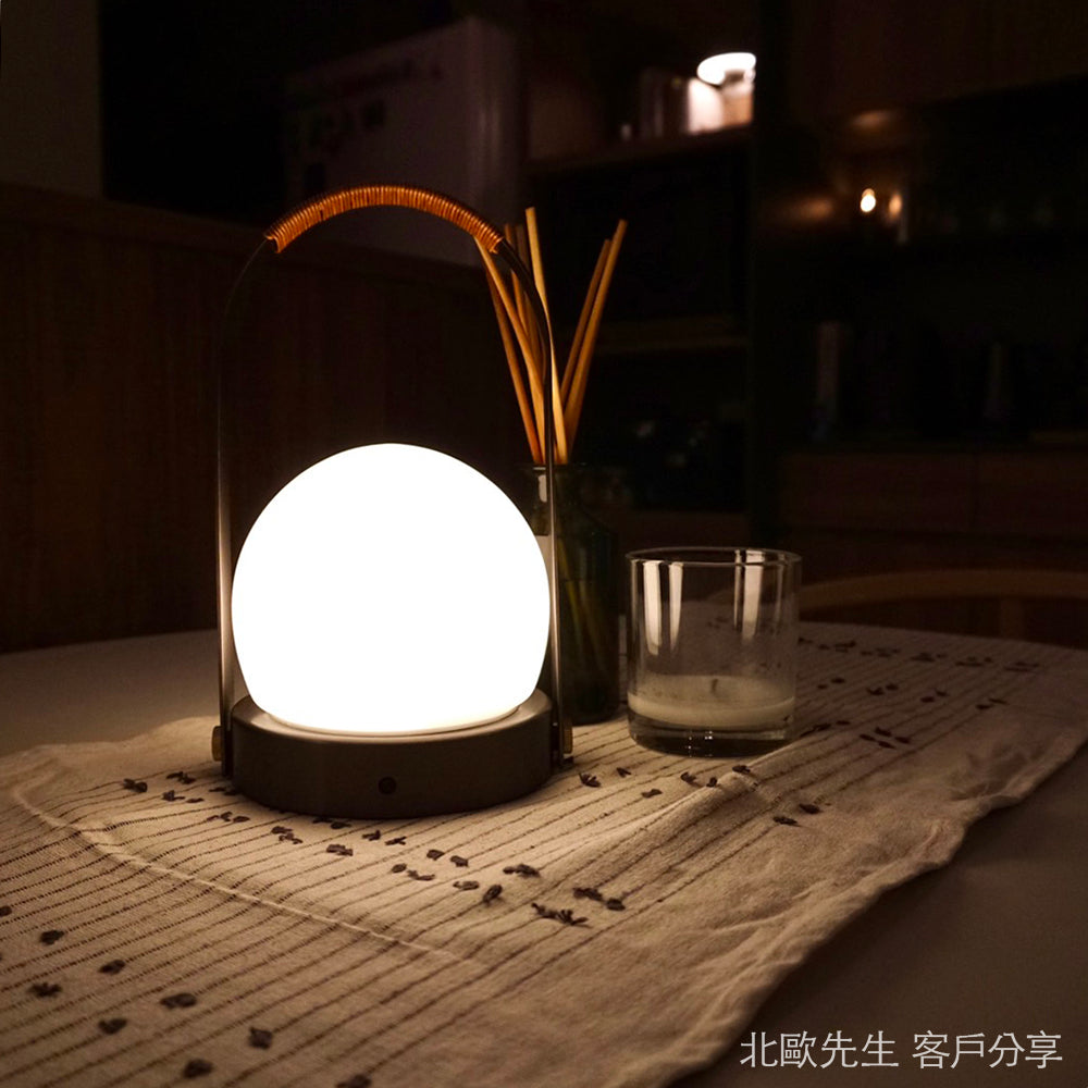 Audo Carrie Table Lamp IP44 輕巧無線 提籃造型 行動桌燈 - 特殊古銅色