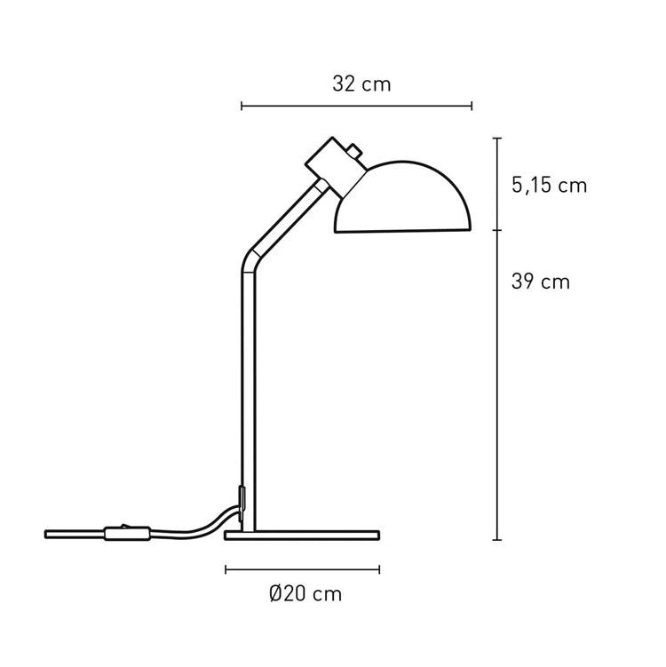 Carl Hansen & Son MO310 Table Lamp 圓歐系列 金屬桌燈