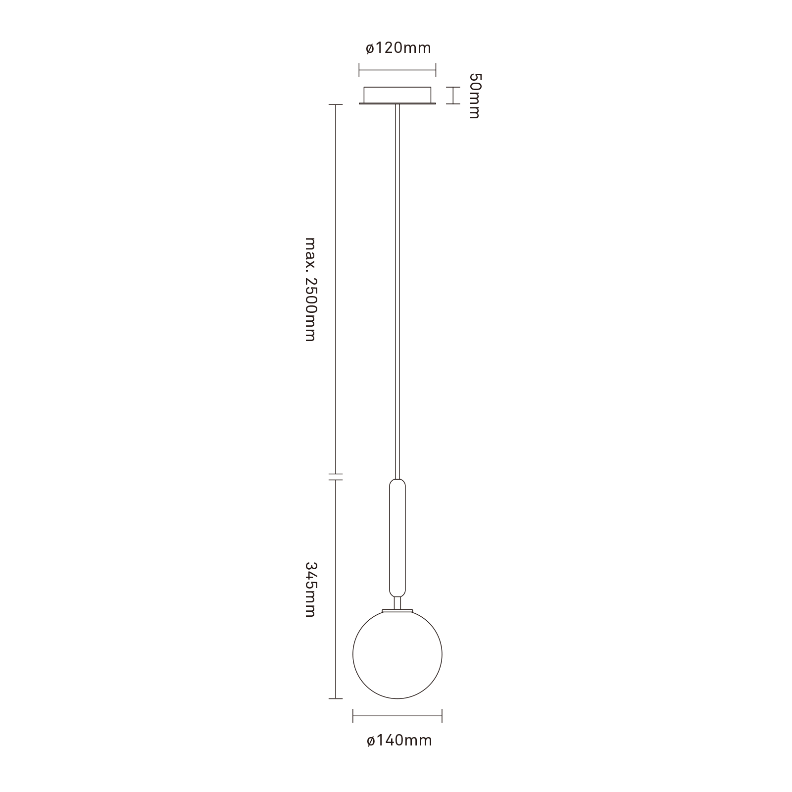 Nuura Miira 1 Pendant Medium 米拉系列 圓球吊燈 - 中尺寸