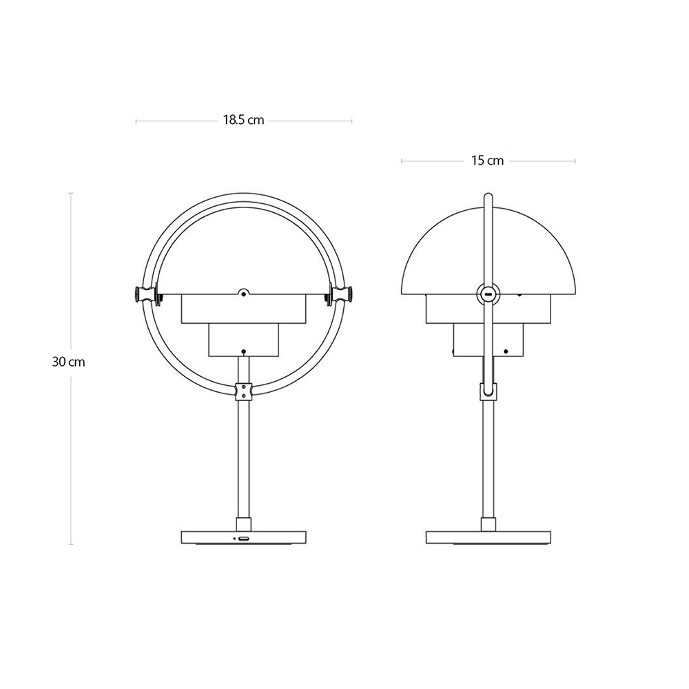 Gubi Multi-Lite Portable Lamp 莫迪系列 可攜式 充電桌燈