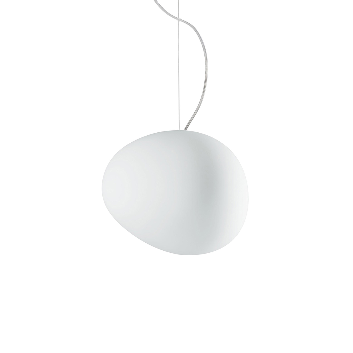 Foscarini Gregg Suspension Lamp in Medium 重生系列 霧白玻璃吊燈 - 中尺寸 31 cm