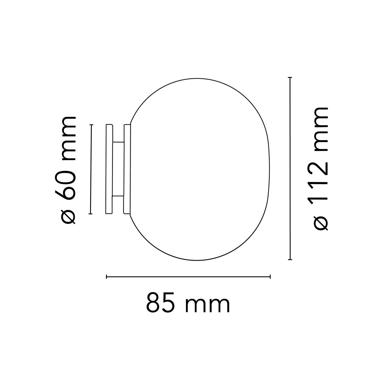 Flos Mini Glo-Ball C/W Ceiling Wall Lamp 霧白雪球系列 壁燈 / 頂燈